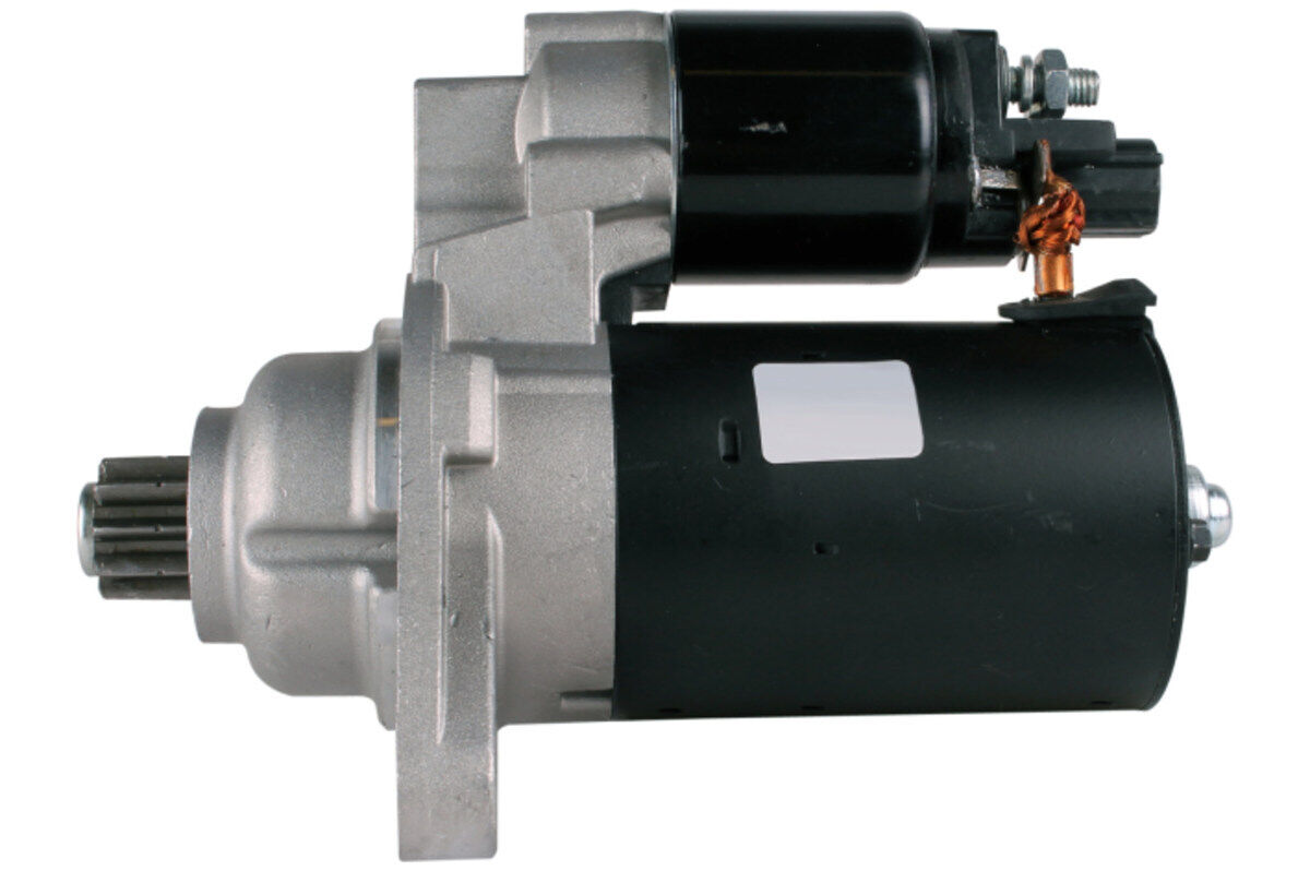 Starter HELLA 1,1kW 10 Zähne Flansch 76mm für VW CADDY III Großraumlimousine