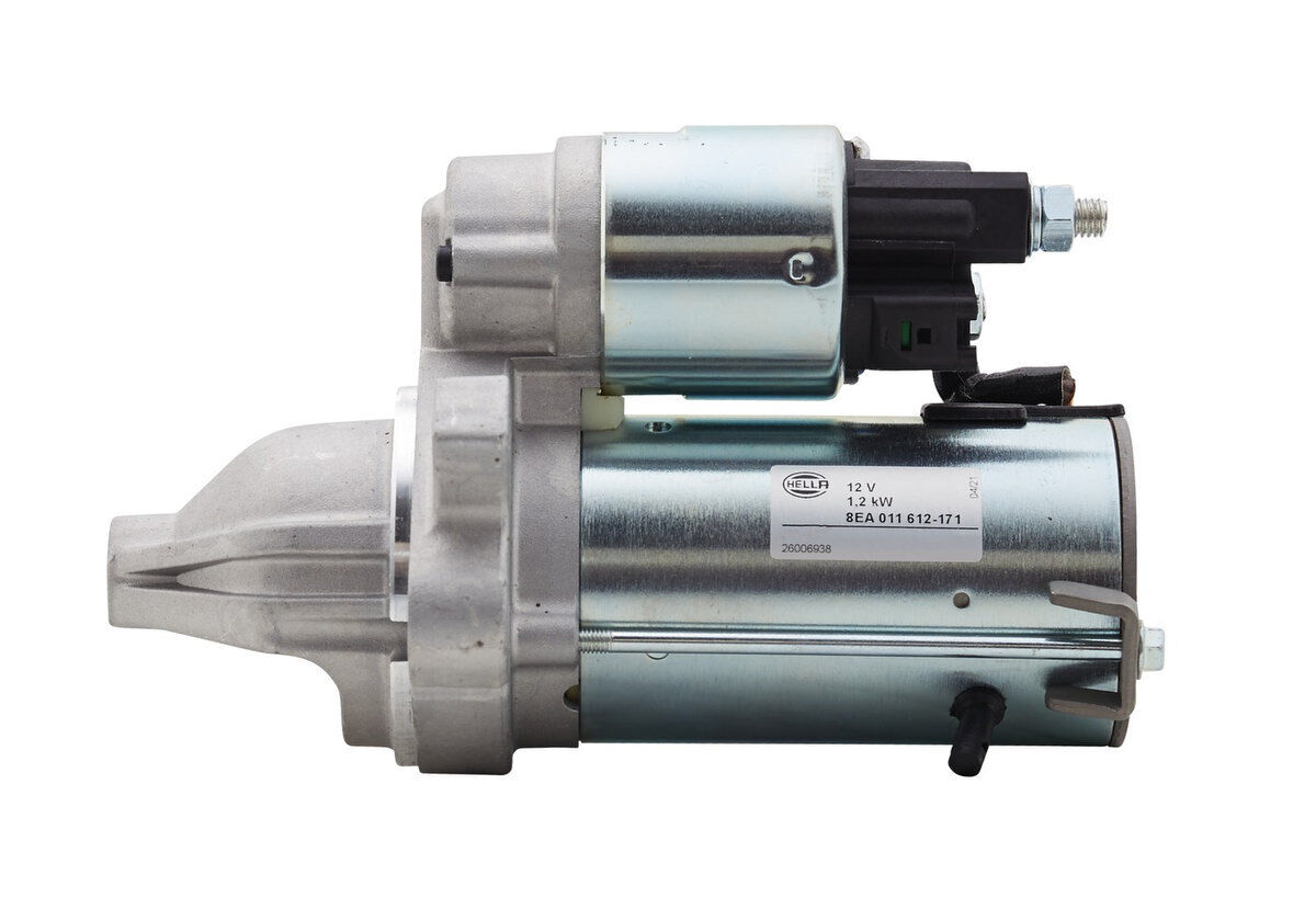 Starter HELLA 1,2kW 9 Zähne Flansch 74mm für PEUGEOT 108