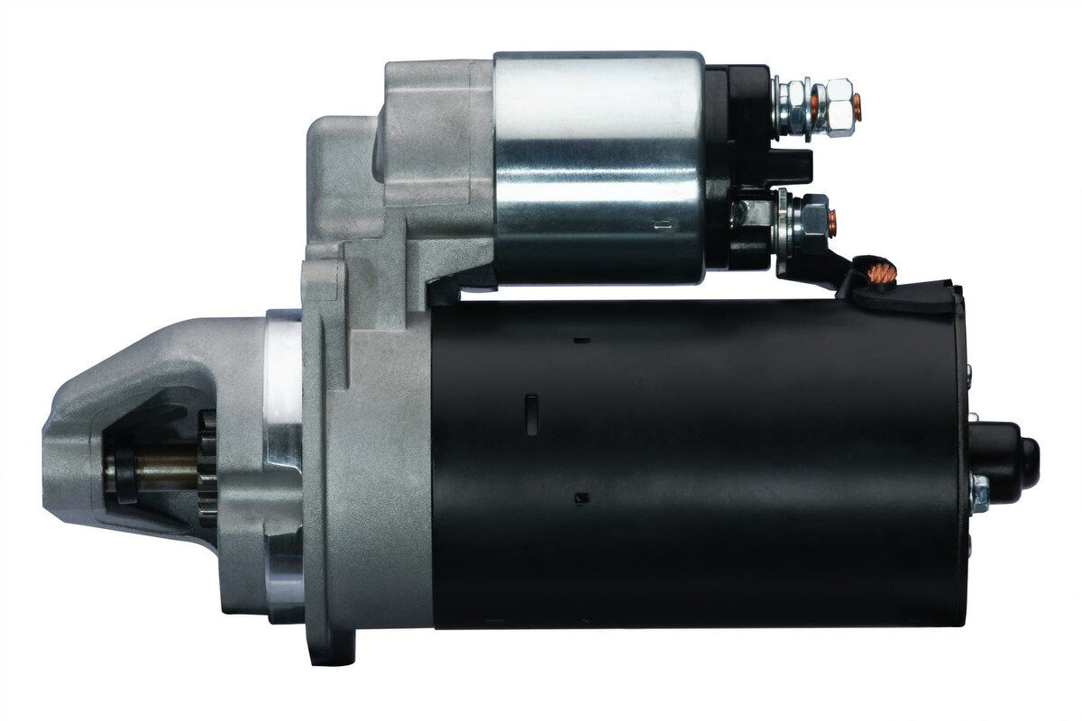 Starter HELLA 1,8kW 9 Zähne Flansch 76mm für BOMAG LOMBARDINI