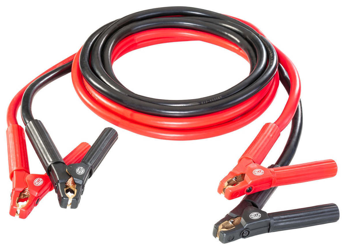 Starthilfekabel 5 Meter inkl. Tasche HELLA 12V/24V ohne Überspannungsschutz