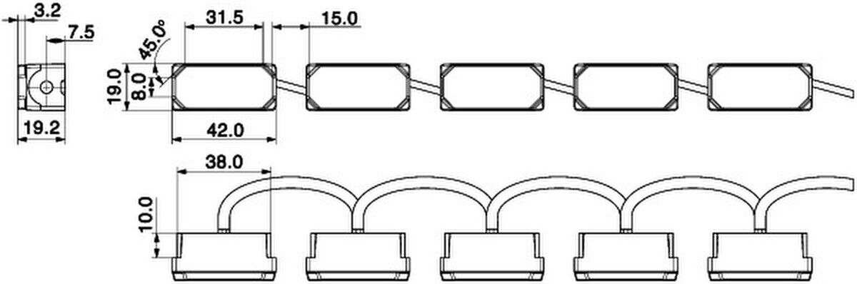 Tagfahrleuchtensatz Fahrzeugfront LED HELLA 2PT 980 789-941