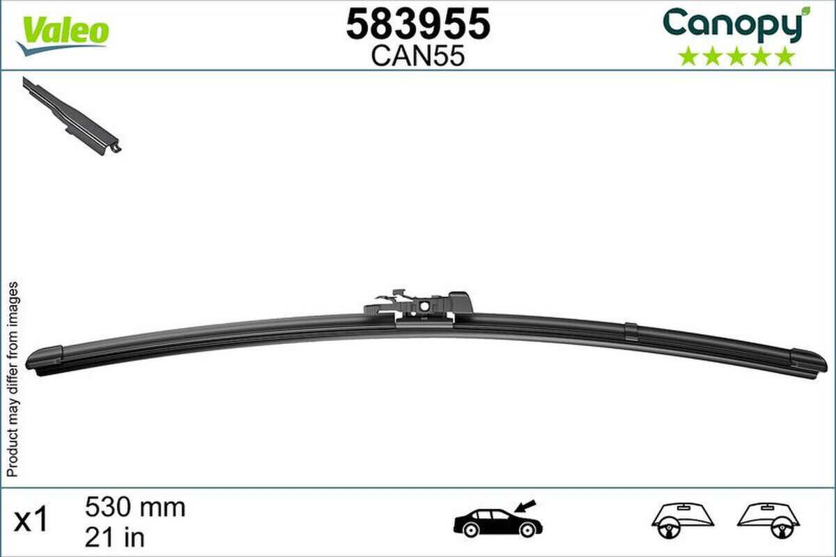 Wischblatt 530mm Flachbalkenwischblatt VALEO für VOLVO S80 I