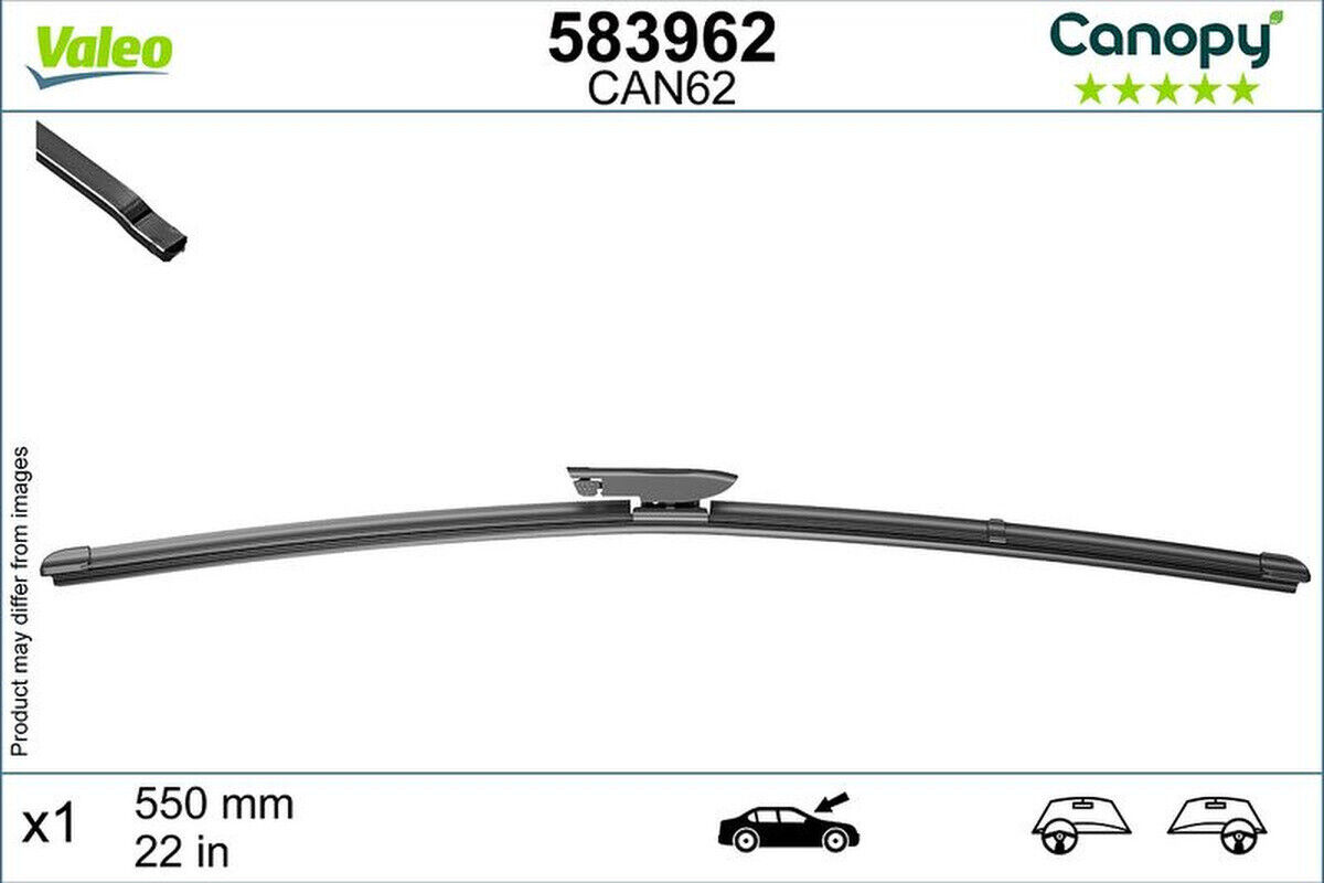 Wischblatt 550mm Flachbalkenwischblatt VALEO für DACIA DUSTER (HM_)
