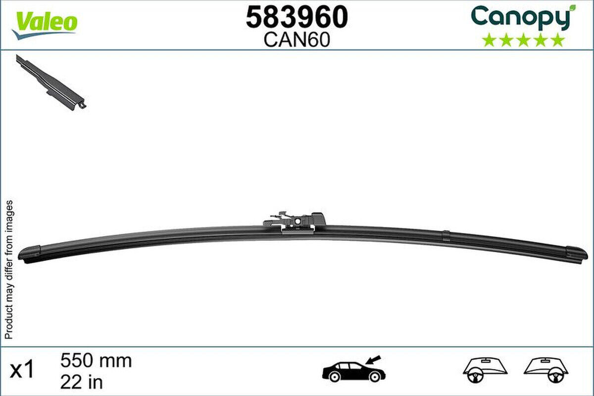 Wischblatt 550mm Flachbalkenwischblatt VALEO für MERCEDES S-KLASSE (W222)