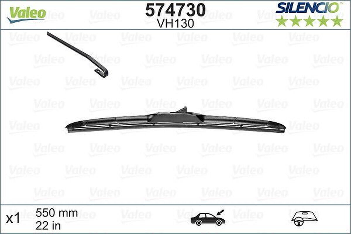 Wischblatt 550mm Hybridwischblatt VALEO für JEEP GRAND CHEROKEE