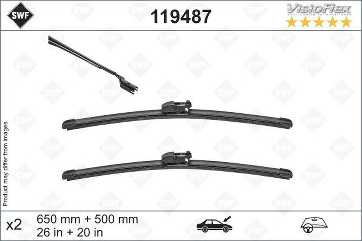 Wischblatt Flachbalkenwischblatt vorne mit Spoiler SWF für BMW X3