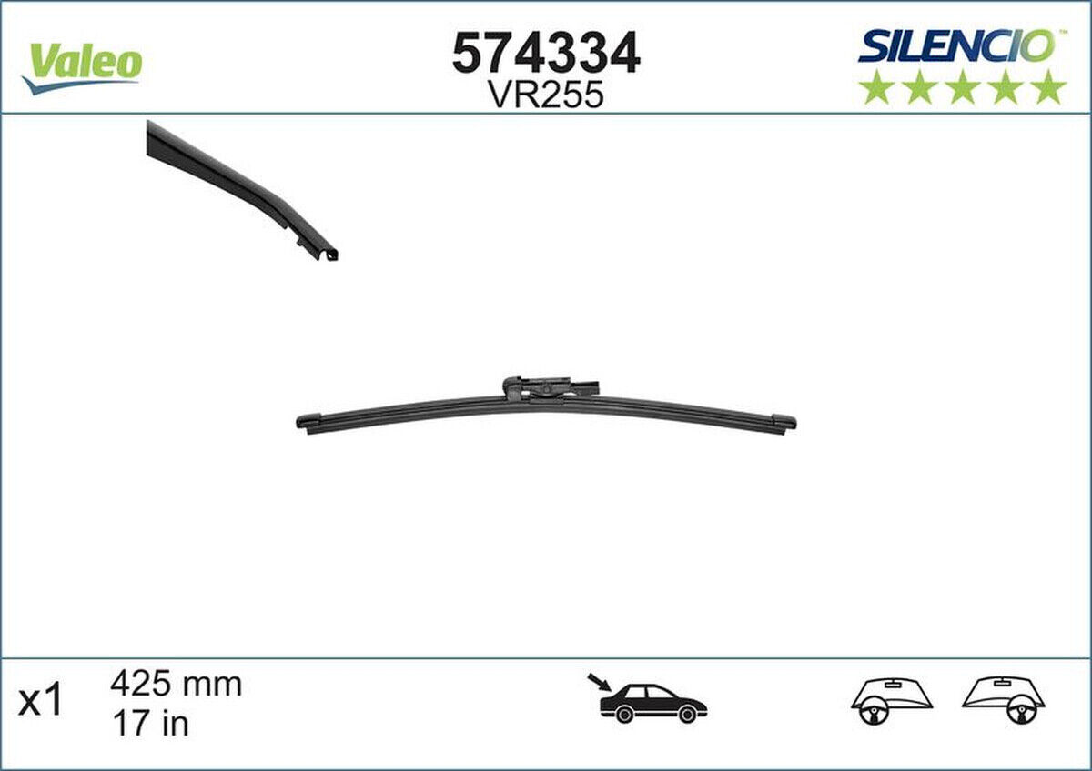 Wischblatt hinten 425mm VALEO für MERCEDES SPRINTER 3,5-t