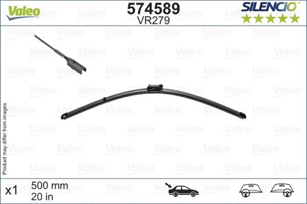 Wischblatt hinten 500mm Flachbalkenwischblatt VALEO für OPEL INSIGNIA B