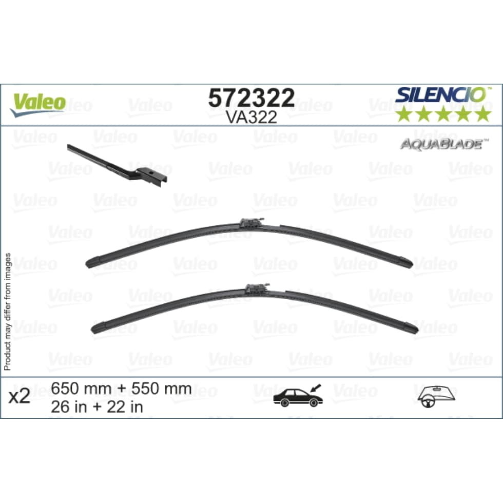 Wischblatt VALEO 572322 für Mercedes-Benz SL