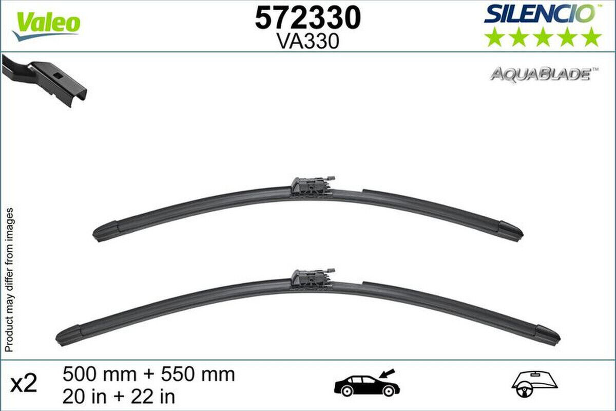 Wischblatt vorne Flachbalkenwischblatt VALEO für MERCEDES SL (R232)