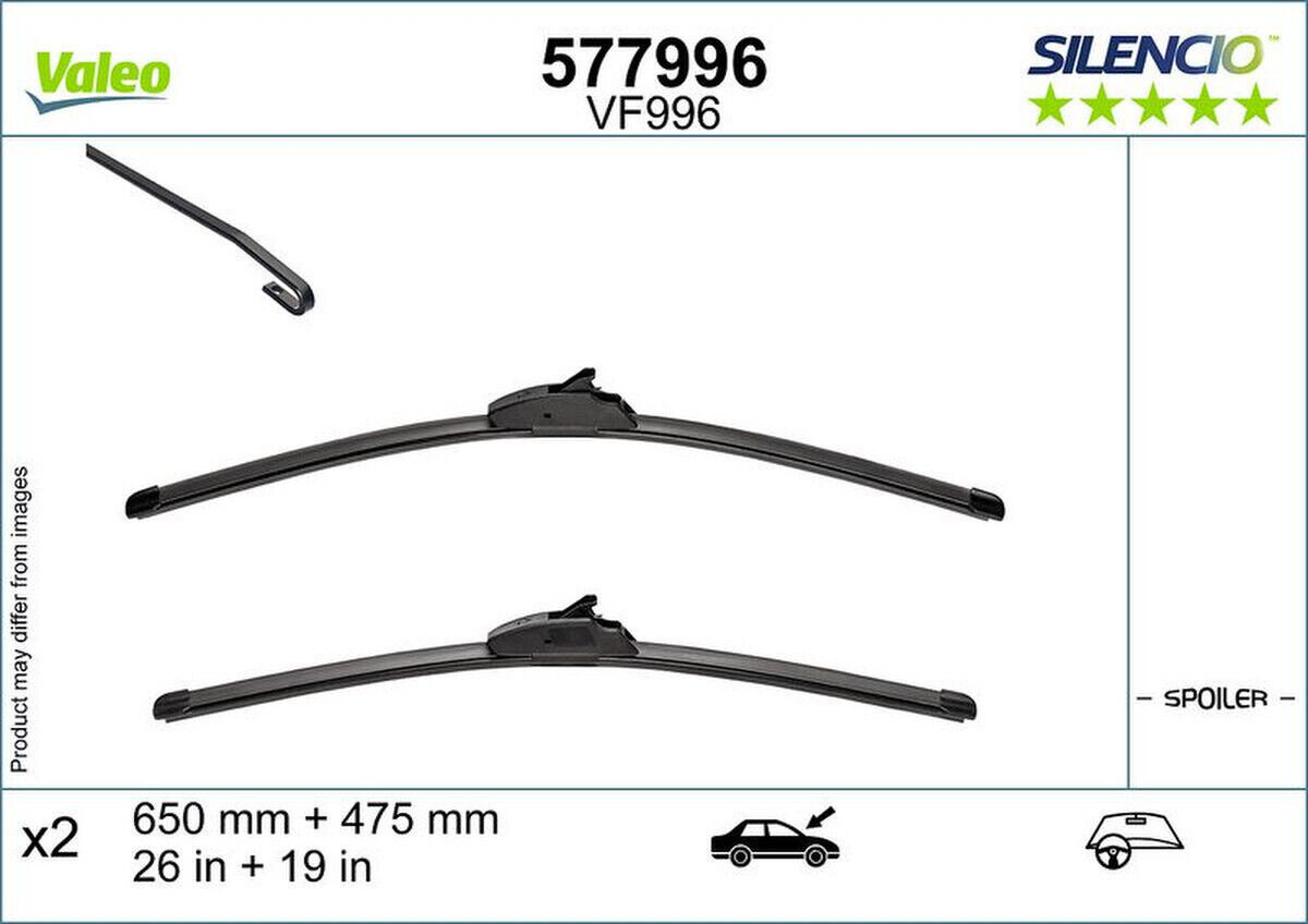 Wischblatt vorne Flachbalkenwischblatt VALEO für NISSAN ARIYA (FE0)