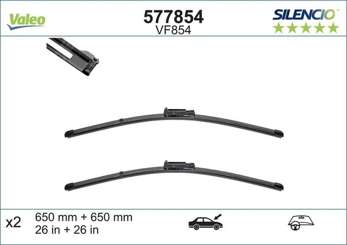 Wischblatt vorne Flachbalkenwischblatt VALEO für SEAT ALTEA XL