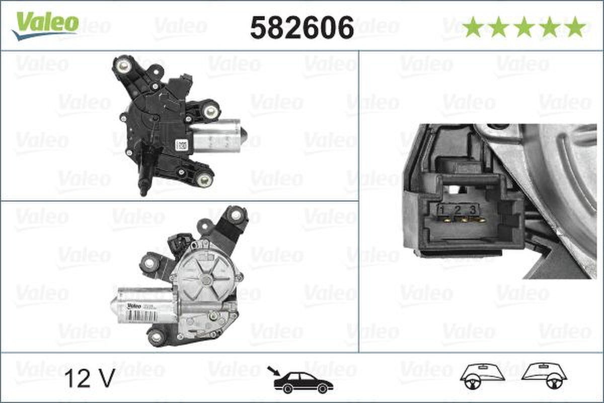 Wischermotor hinten VALEO für DACIA DUSTER (HS_)