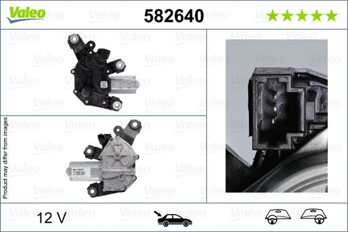 Wischermotor hinten VALEO für DACIA LOGAN MCV