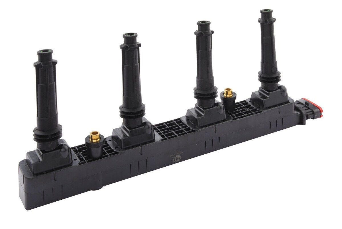 Zündspule inkl. Zündkerzenstecker 6-polig HELLA für OPEL ASTRA H (A04)