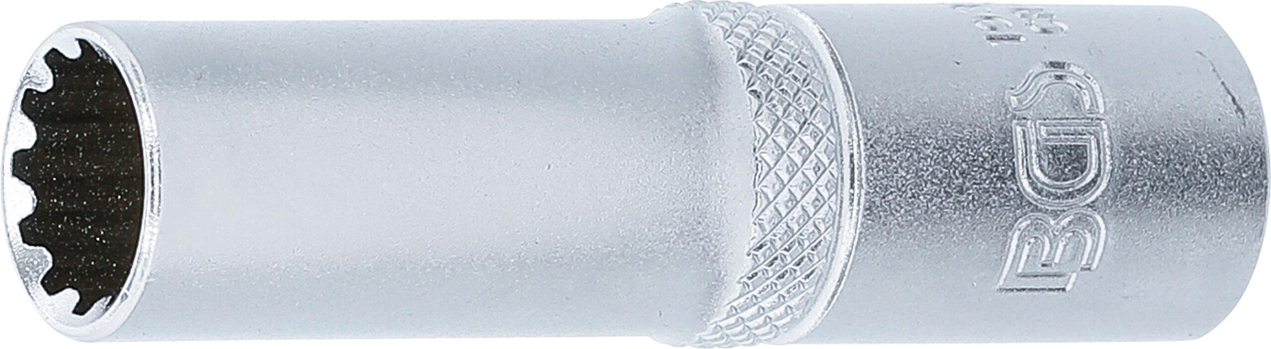 Steckschlüssel-Einsatz Gear Lock, tief | Antrieb Innenvierkant 10 mm (3/8") | SW 11 mm BGS