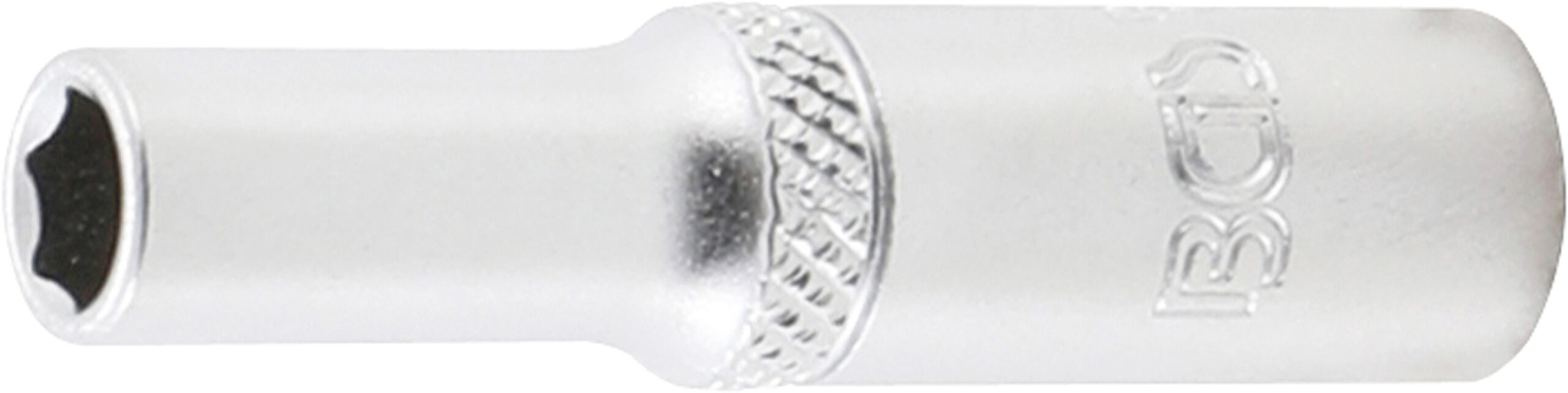 Steckschlüssel-Einsatz Sechskant, tief | Antrieb Innenvierkant 6,3 mm (1/4") | SW 6 mm BGS