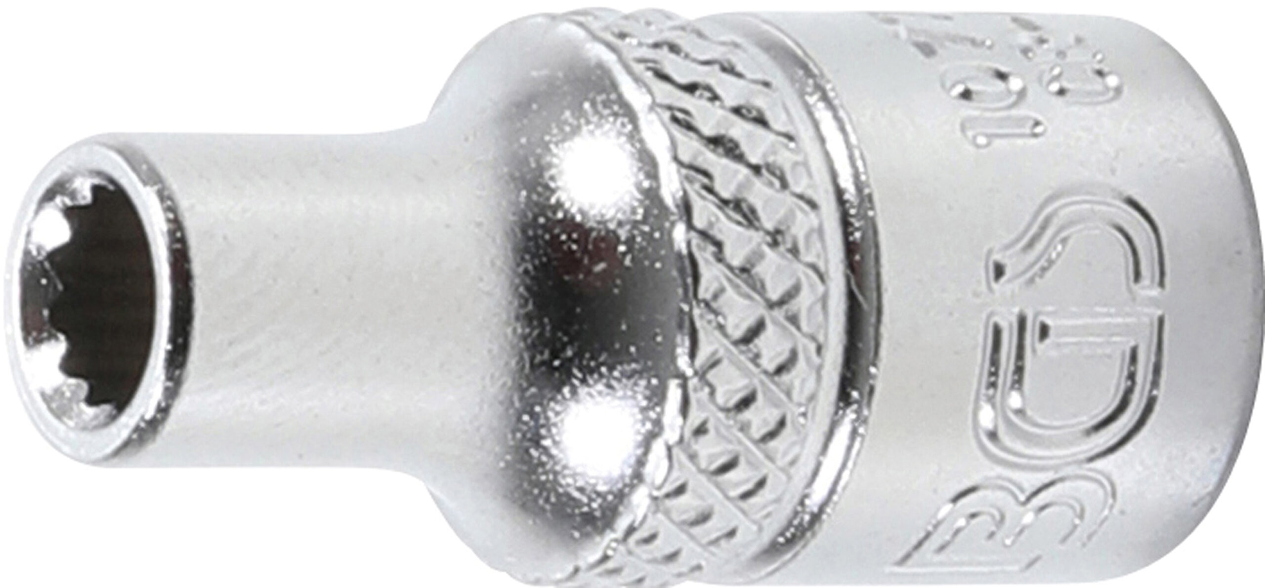Steckschlüssel-Einsatz Zwölfkant | Antrieb Innenvierkant 6,3 mm (1/4") | SW 4 mm BGS