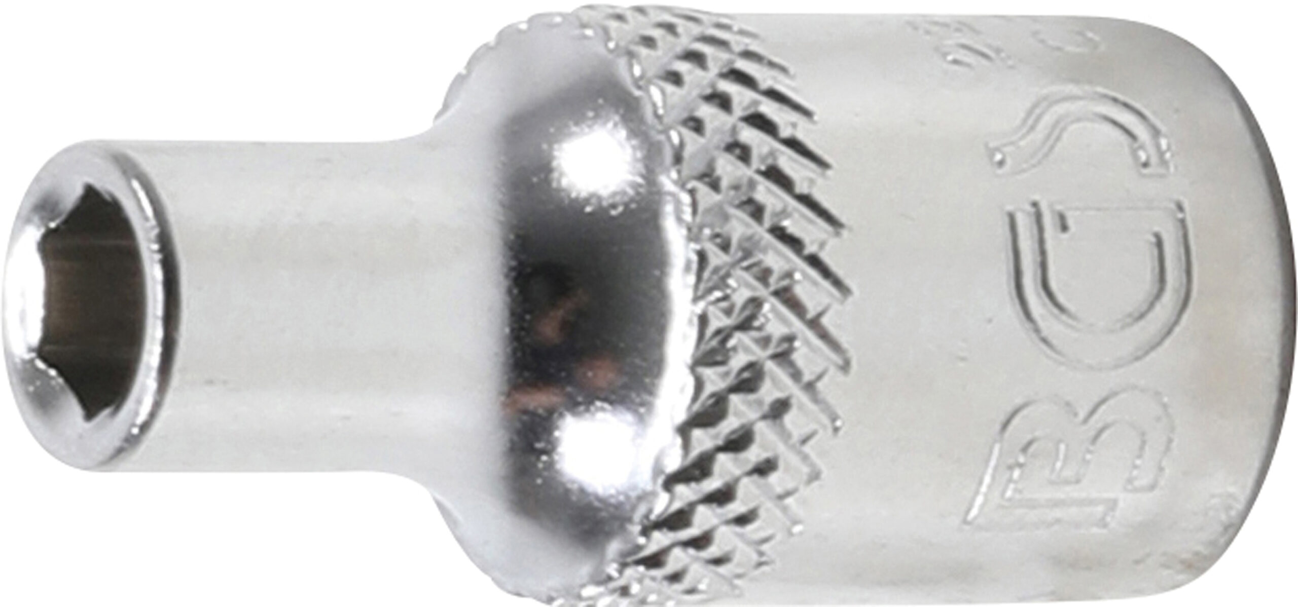 Steckschlüssel-Einsatz Sechskant | Antrieb Innenvierkant 6,3 mm (1/4") | SW 4 mm BGS