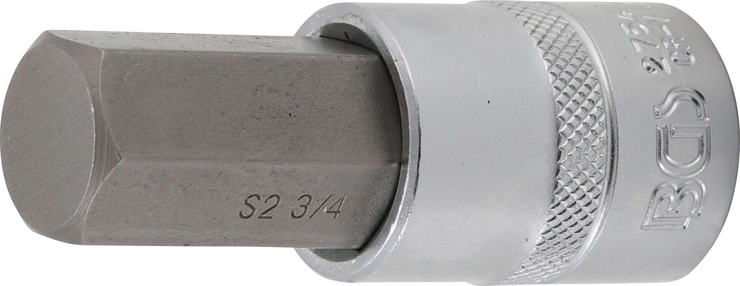 Bit-Einsatz | Länge 70 mm | Antrieb Innenvierkant 12,5 mm (1/2") | Innensechskant 3/4" BGS