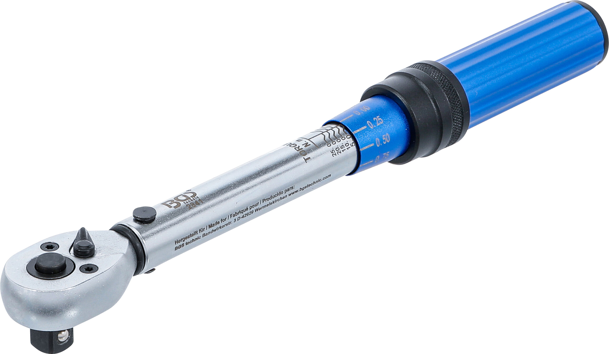 Drehmomentschlüssel | Abtrieb Außenvierkant 10 mm (3/8") | 5 - 25 Nm BGS