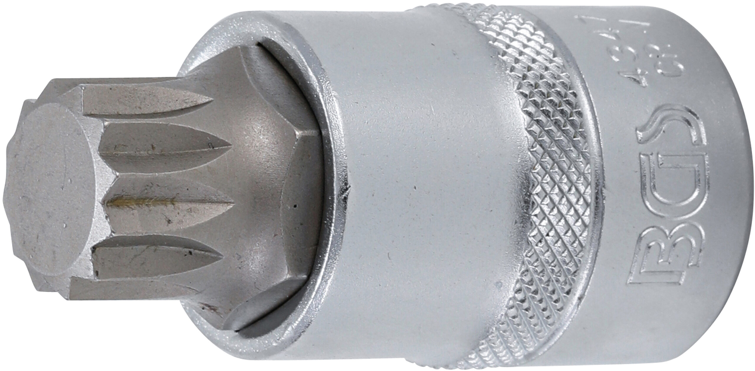 Bit-Einsatz | Antrieb Innenvierkant 12,5 mm (1/2") | Innenvielzahn (für XZN) M18 BGS