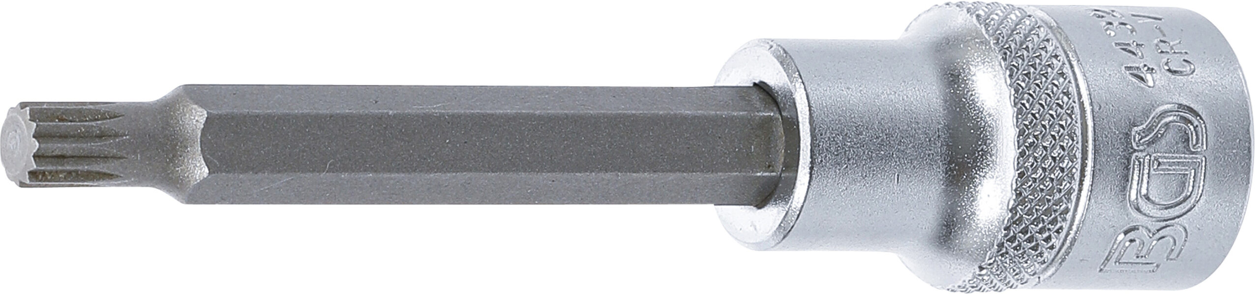 Bit-Einsatz | Länge 100 mm | Antrieb Innenvierkant 12,5 mm (1/2") | Innenvielzahn (für XZN) M7 BGS