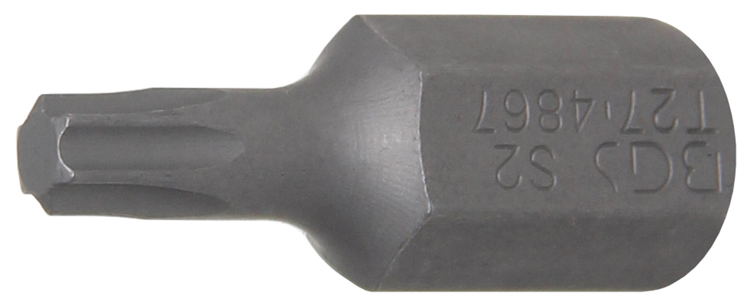 Bit | Länge 30 mm | Antrieb Außensechskant 10 mm (3/8") | T-Profil (für Torx) T27 BGS