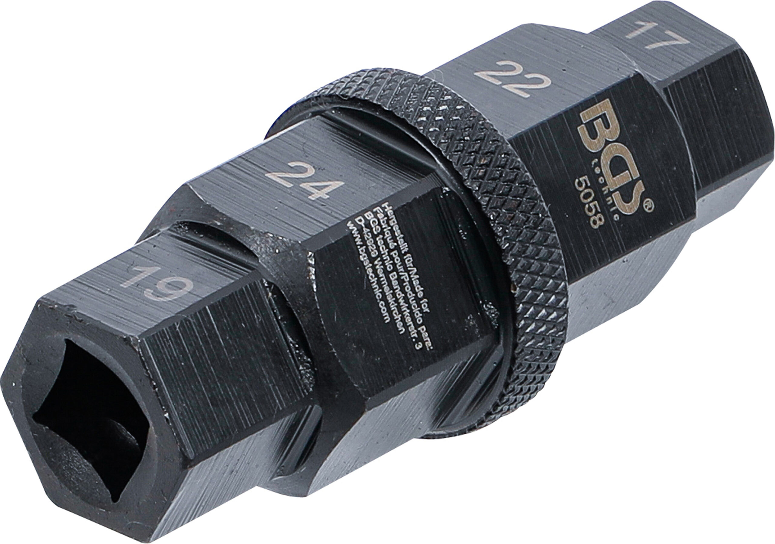 Motorrad-Spezial-Einsatz | Antrieb 10 mm (3/8") | 17 - 19 - 22 - 24 mm BGS