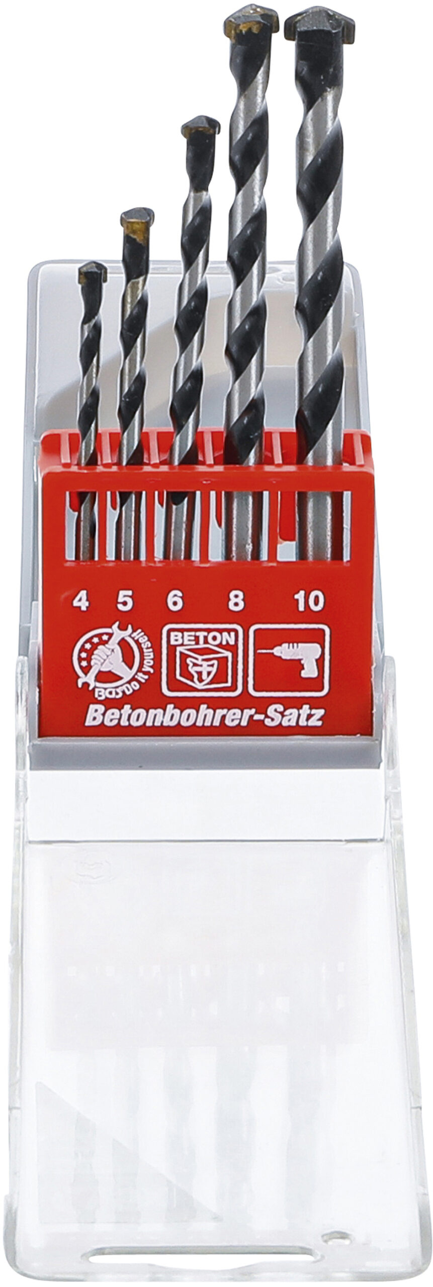Betonbohrer-Satz | 4 - 10 mm | 5-tlg. BGS Diy
