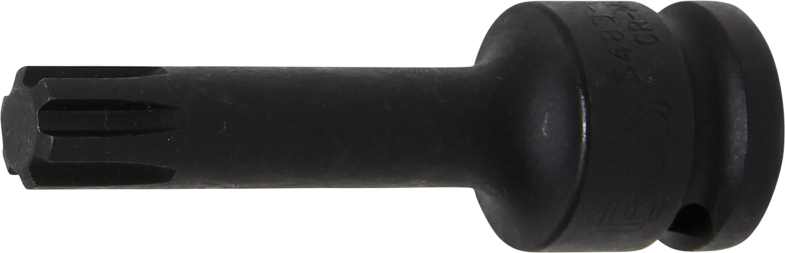 Kraft-Bit-Einsatz | Länge 75 mm | Antrieb Innenvierkant 12,5 mm (1/2") | Keil-Profil (für RIBE) M12 BGS