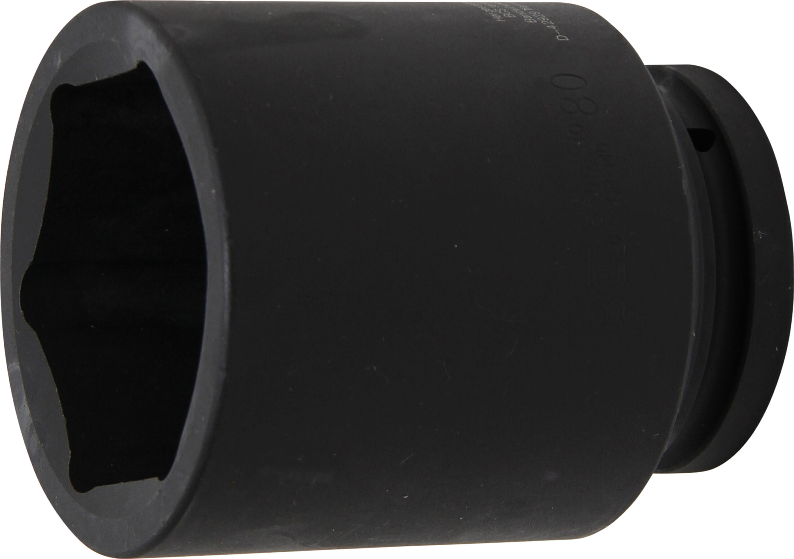 Kraft-Steckschlüssel-Einsatz Sechskant, tief | Antrieb Innenvierkant 25 mm (1") | SW 80 mm BGS
