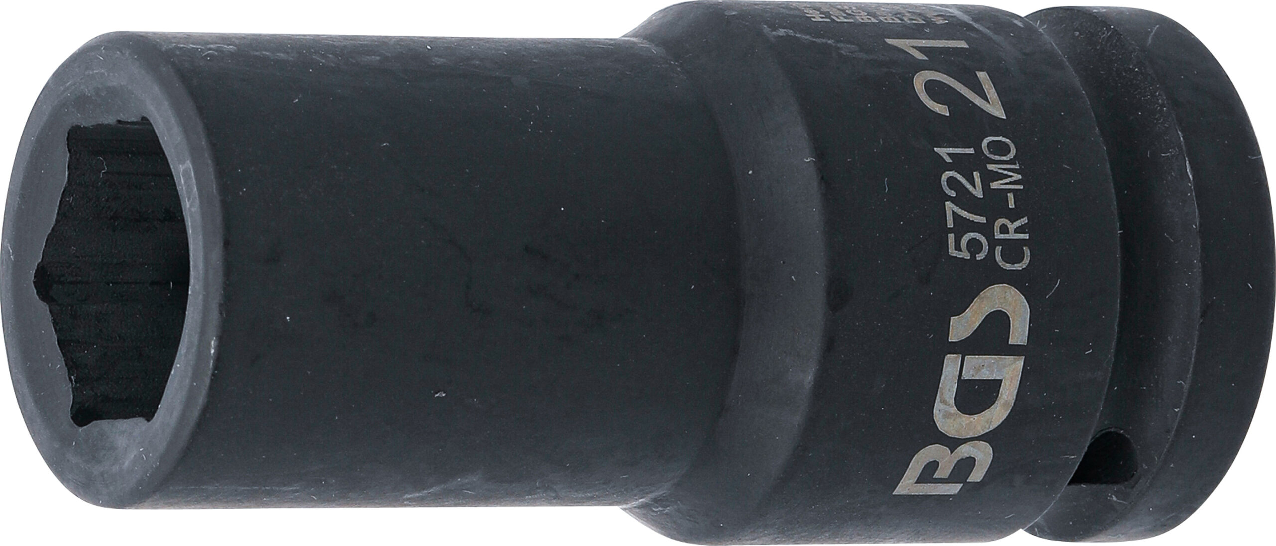 Kraft-Steckschlüssel-Einsatz Sechskant, tief | Antrieb Innenvierkant 20 mm (3/4") | SW 21 mm BGS