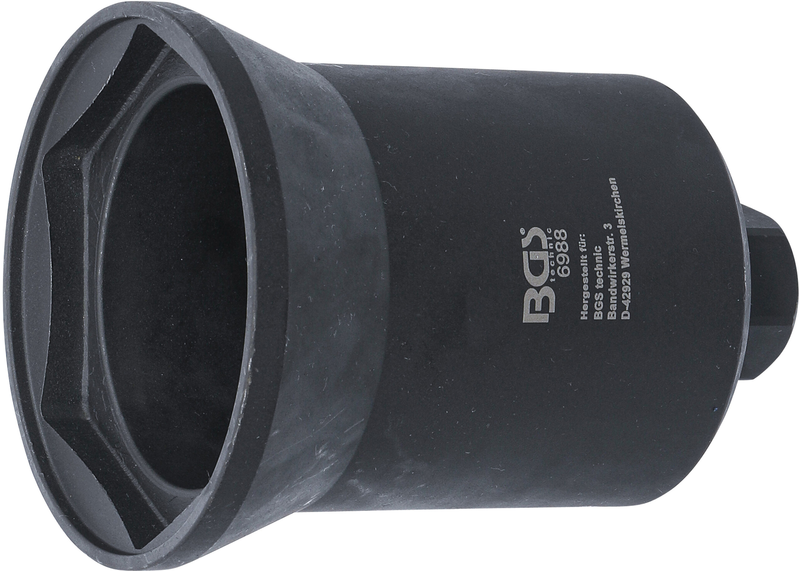 Achsmuttern-Schlüssel | Sechskant | für Mercedes-Benz Anhängerachse | SW 95 mm BGS