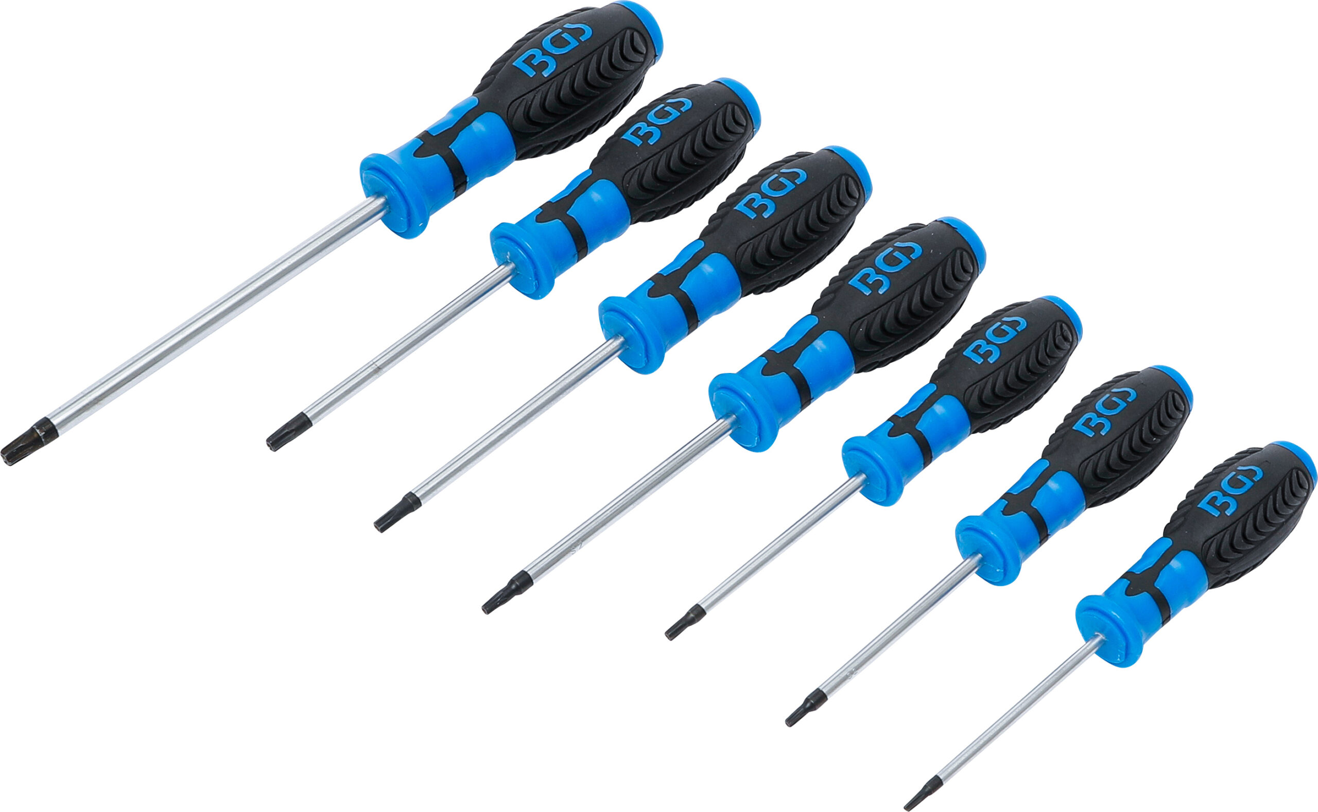 Schraubendreher-Satz | T-Profil (für Torx) mit Bohrung | T10 - T40 | 7-tlg. BGS