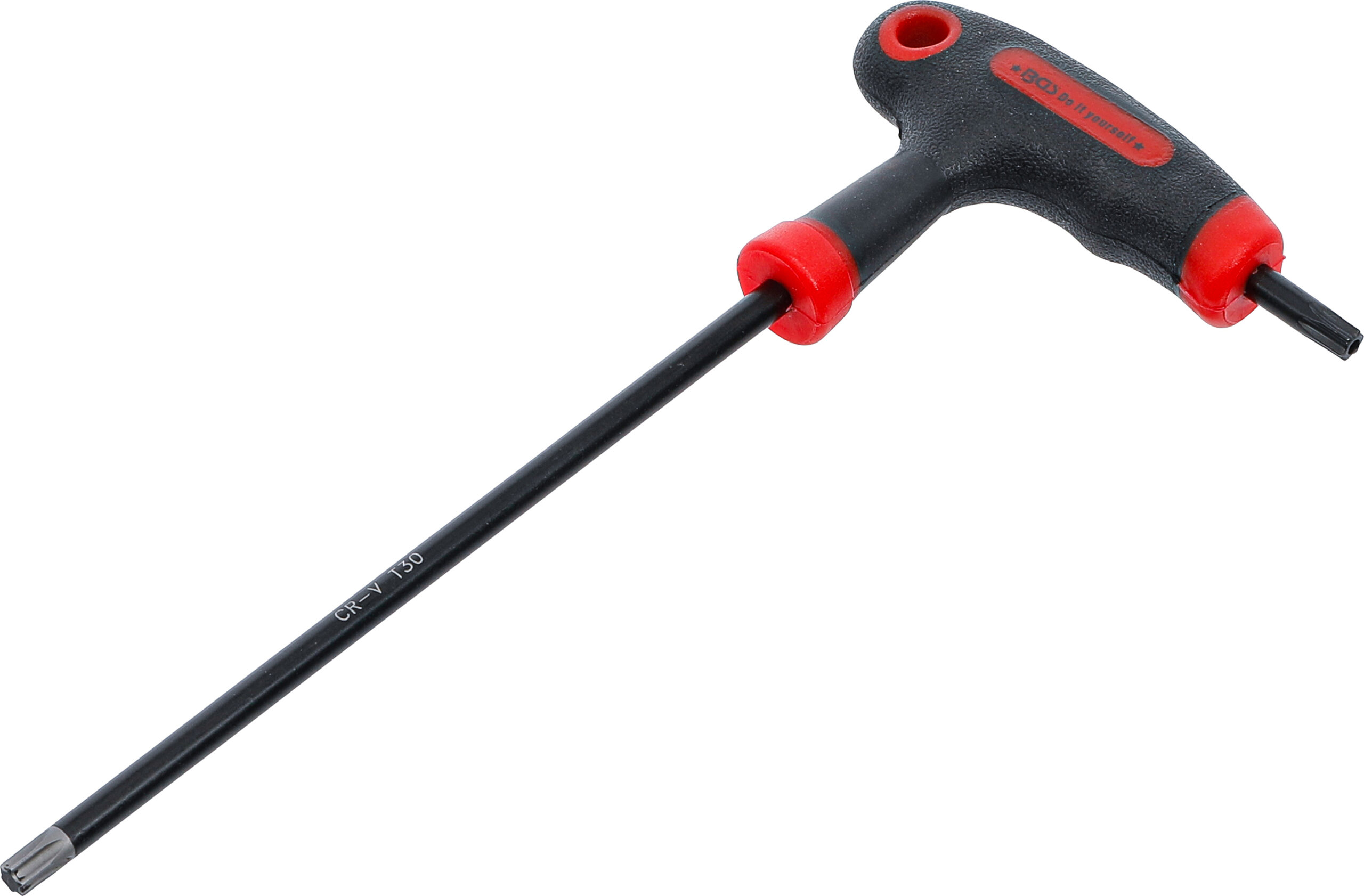 Schraubendreher mit T-Griff und seitlicher Klinge | T-Profil (für Torx) mit/ohne Bohrung T30 BGS Diy