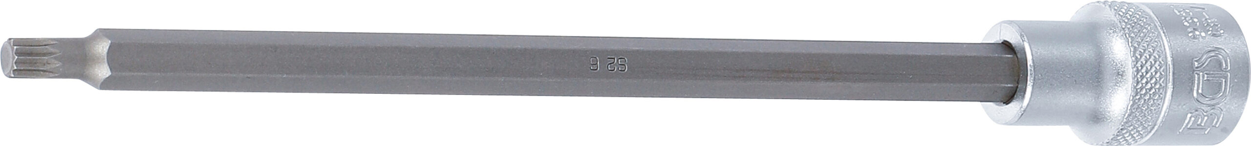 Bit-Einsatz | Länge 200 mm | Antrieb Innenvierkant 12,5 mm (1/2") | Innenvielzahn (für XZN) M6 BGS