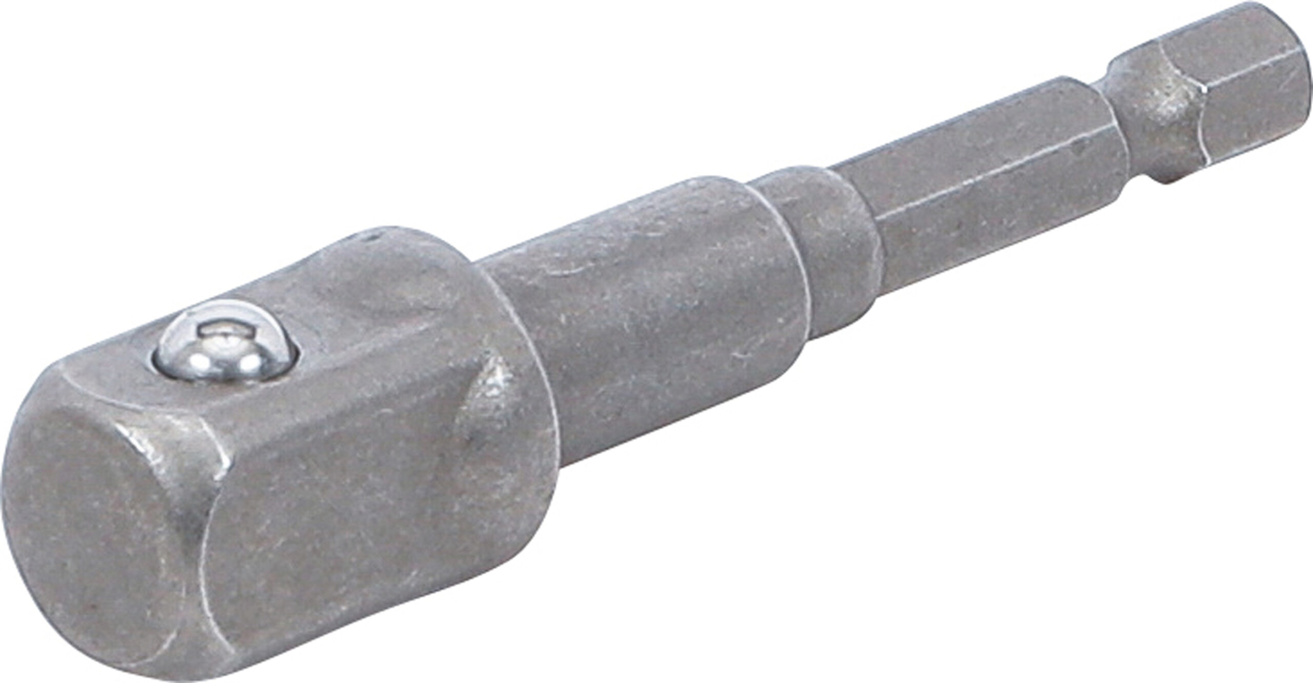 Adapter für Bohrmaschinen | Antrieb Außensechskant 6,3 mm (1/4") / Abtrieb Außenvierkant 12,5 mm (1/2") BGS
