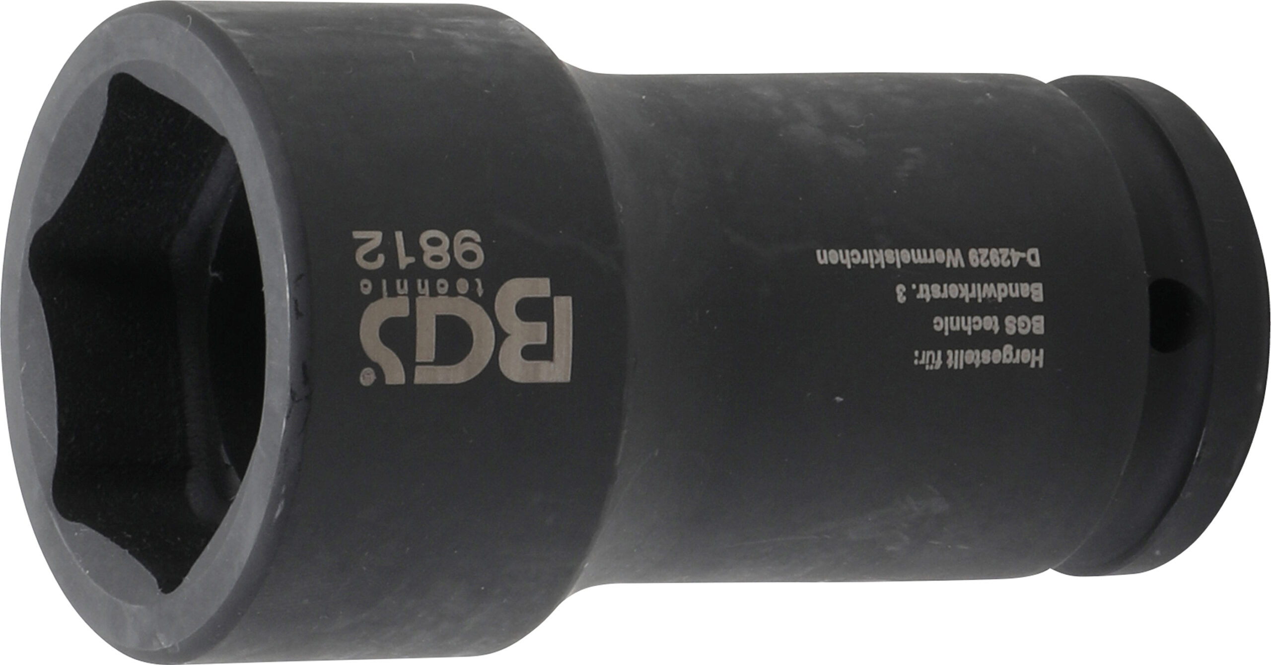 Kraft-Steckschlüssel-Einsatz Sechskant, tief | Antrieb Innenvierkant 20 mm (3/4") | SW 38 mm | für FUSO / Mitsubishi BGS